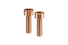 Titanium screws for medical devices