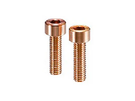 Titanium screws for medical devices